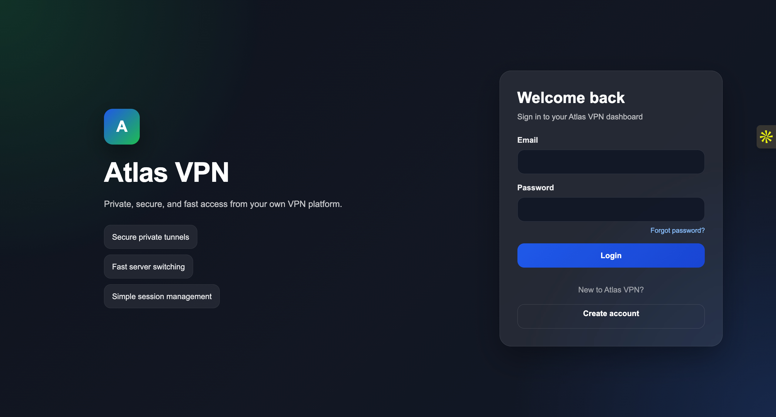 Atlas VPN platform preview